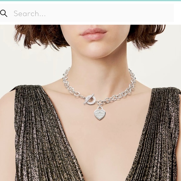 TIFFANY & CO HEART TOGGLE NECKLACE - Picture 3 of 3